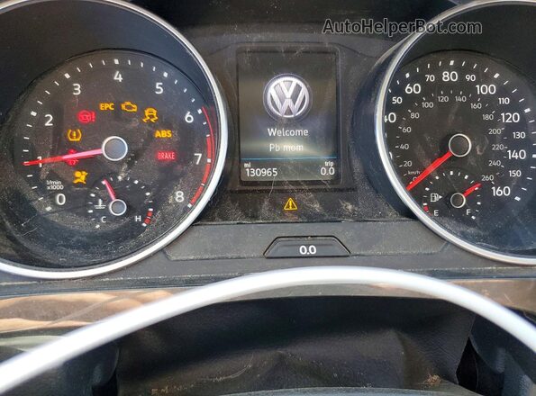3VV2B7AX0KM122107 2019 VOLKSWAGEN TIGUAN Maroon Vista del cuadro de instrumentos