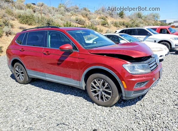 3VV2B7AX0KM122107 2019 VOLKSWAGEN TIGUAN Maroon Delantero derecho
