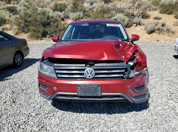 3VV2B7AX0KM122107 2019 VOLKSWAGEN TIGUAN Maroon Vista frontal