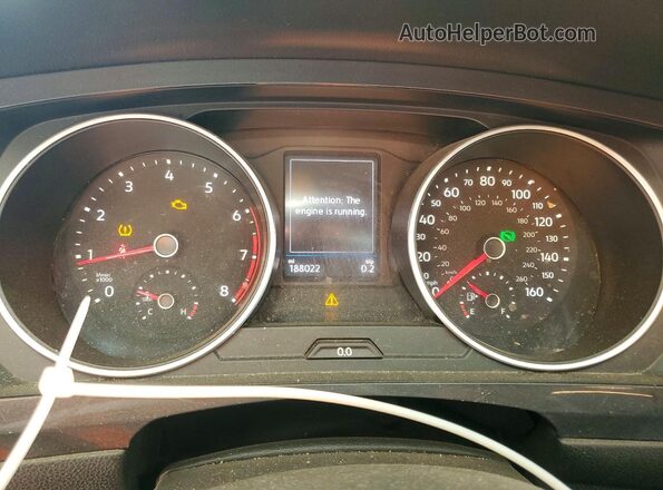 3VV2B7AX0LM091698 2020 VOLKSWAGEN TIGUAN Серый Вид щитка приборов