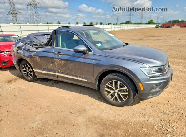 3VV2B7AX0MM015402 2021 VOLKSWAGEN TIGUAN Gray Front right