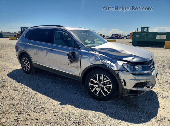 3VV2B7AX0MM058685 2021 VOLKSWAGEN TIGUAN Серебряный Передняя правая четверть