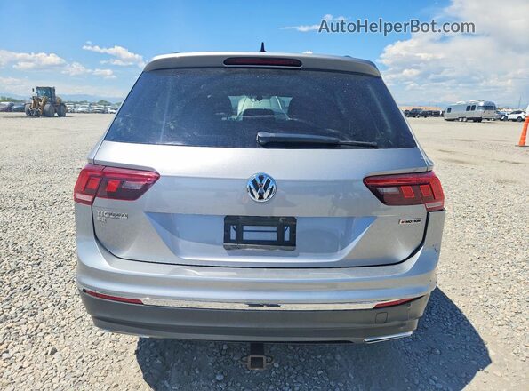 3VV2B7AX0MM058685 2021 VOLKSWAGEN TIGUAN Серебряный Вид сзади