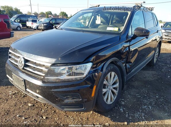 3VV2B7AX1JM123278 2018 VOLKSWAGEN TIGUAN Черный Вид спереди