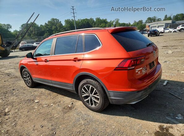3VV2B7AX1KM033842 2019 VOLKSWAGEN TIGUAN Оранжевый Задняя левая четверть