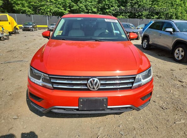 3VV2B7AX1KM033842 2019 VOLKSWAGEN TIGUAN Оранжевый Вид спереди