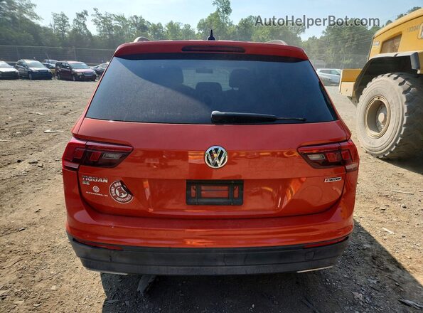 3VV2B7AX1KM033842 2019 VOLKSWAGEN TIGUAN Оранжевый Вид сзади
