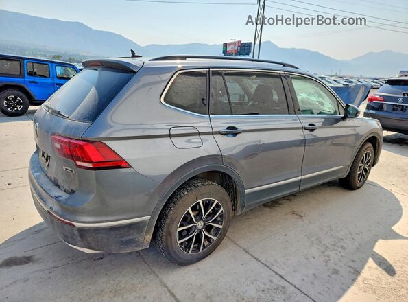 3VV2B7AX1MM086138 2021 VOLKSWAGEN TIGUAN Gray Հետևի աջ