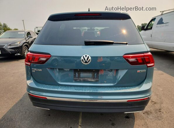 3VV2B7AX1MM127724 2021 VOLKSWAGEN TIGUAN Бирюзовый Вид сзади