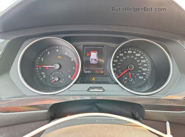 3VV2B7AX1MM127724 2021 VOLKSWAGEN TIGUAN Бирюзовый Вид щитка приборов