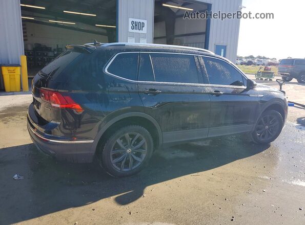 3VV2B7AX1NM019122 2022 VOLKSWAGEN TIGUAN Black უკანა მარჯვენა