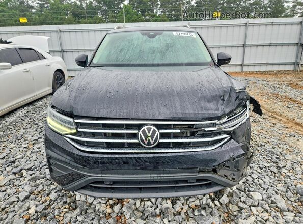 3VV2B7AX1NM063234 2022 VOLKSWAGEN TIGUAN Black Вид спереду
