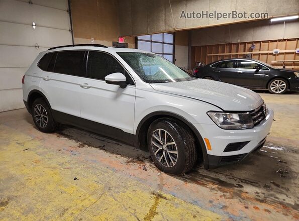 3VV2B7AX2KM038631 2019 VOLKSWAGEN TIGUAN Белый Передняя правая четверть