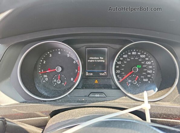 3VV2B7AX2KM122125 2019 VOLKSWAGEN TIGUAN Серый Вид щитка приборов