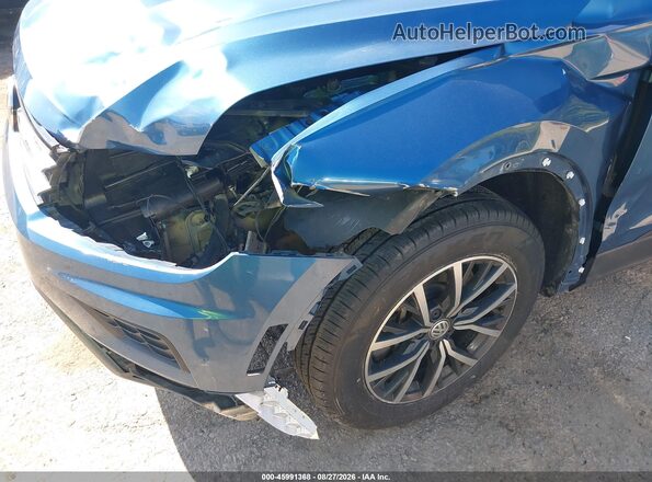 3VV2B7AX2KM137899 2019 VOLKSWAGEN TIGUAN Синий Вид спереди