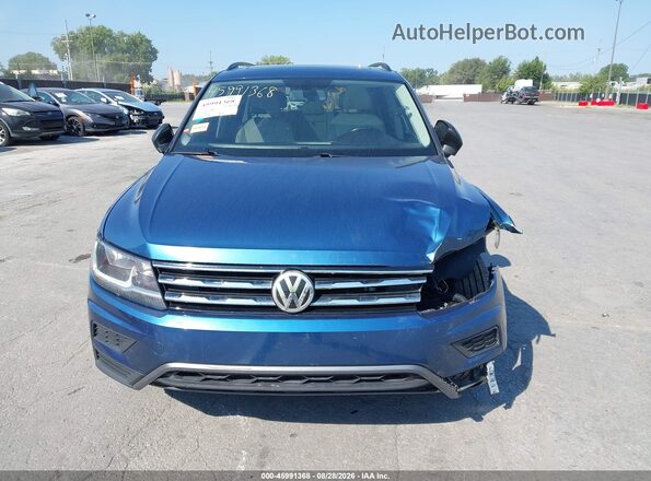 3VV2B7AX2KM137899 2019 VOLKSWAGEN TIGUAN Синий Вид задней части салона