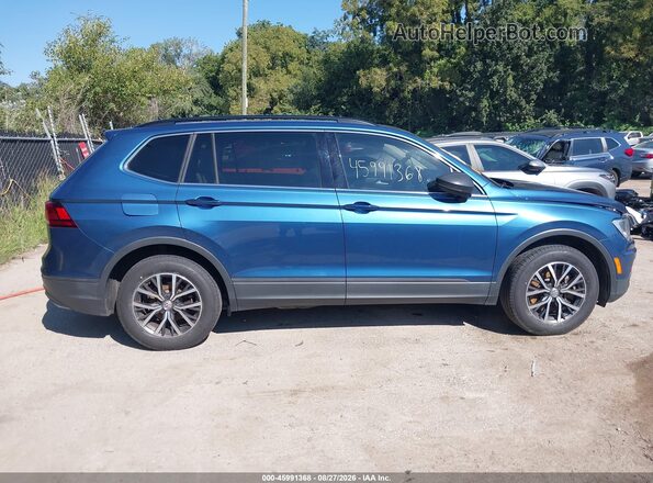 3VV2B7AX2KM137899 2019 VOLKSWAGEN TIGUAN Синий Панорамный вид салона 360°