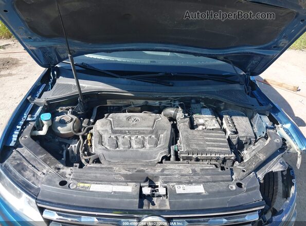 3VV2B7AX2KM137899 2019 VOLKSWAGEN TIGUAN Синий Вид сзади