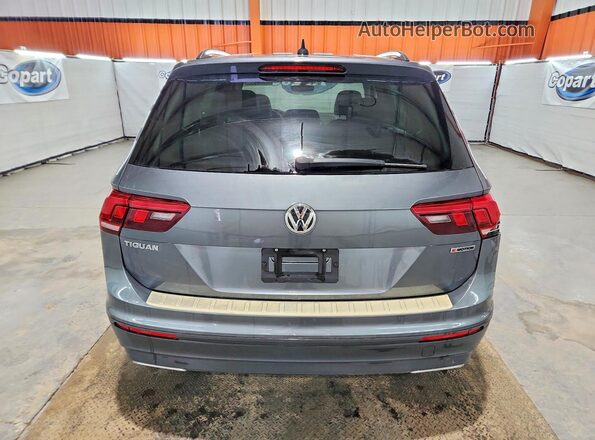 3VV2B7AX2KM145324 2019 VOLKSWAGEN TIGUAN Gray Հետևի տեսք