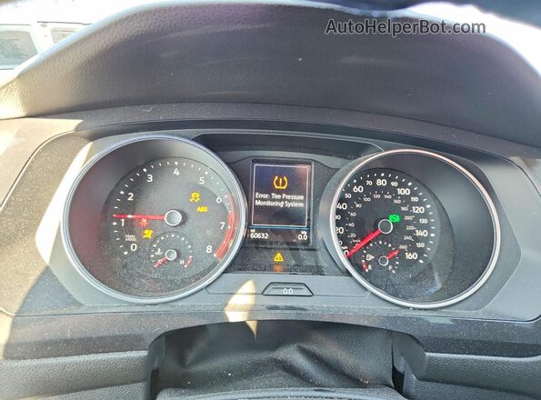 3VV2B7AX2KM176461 2019 VOLKSWAGEN TIGUAN Charcoal Widok zestawu wskaźników