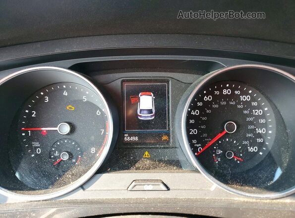 3VV2B7AX2LM154011 2020 VOLKSWAGEN TIGUAN Black ხელსაწყოთა პანელის ხედი