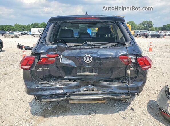 3VV2B7AX2MM033710 2021 VOLKSWAGEN TIGUAN Black Вид ззаду