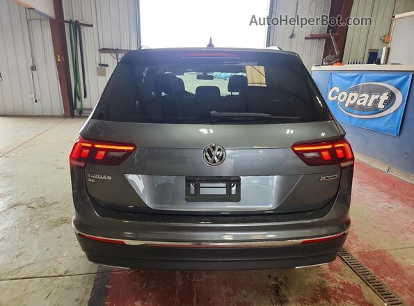 3VV2B7AX2MM095978 2021 VOLKSWAGEN TIGUAN Gray Вид ззаду