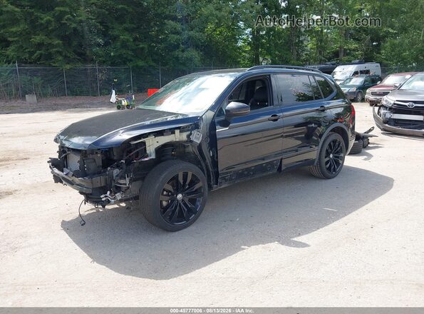 3VV2B7AX2MM102685 2021 VOLKSWAGEN TIGUAN Black Առջևի ձախ երեք քառորդ տեսարան