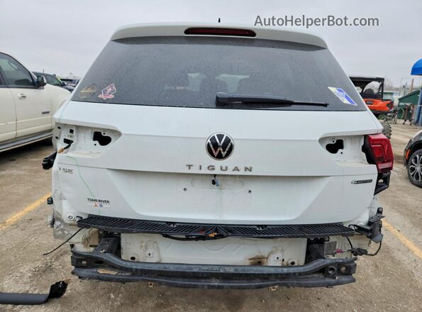 3VV2B7AX2NM101246 2022 VOLKSWAGEN TIGUAN Белый Вид сзади