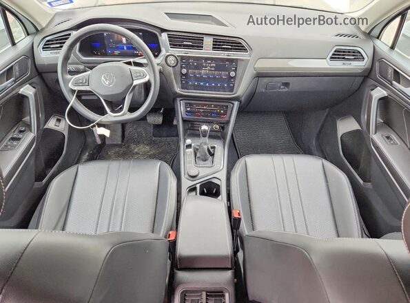 3VV2B7AX2NM101246 2022 VOLKSWAGEN TIGUAN Белый Вид панели приборов
