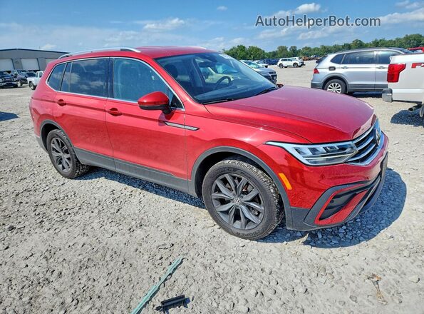 3VV2B7AX2NM125269 2022 VOLKSWAGEN TIGUAN Красный Передняя правая четверть