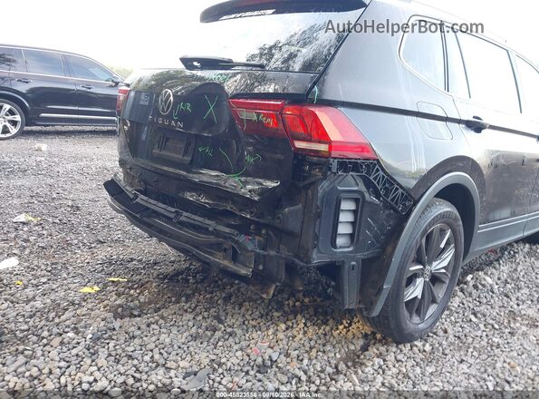 3VV2B7AX2NM134845 2022 VOLKSWAGEN TIGUAN Black Widok z przodu