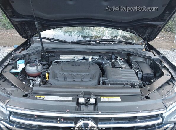 3VV2B7AX2NM134845 2022 VOLKSWAGEN TIGUAN Black Widok z tyłu