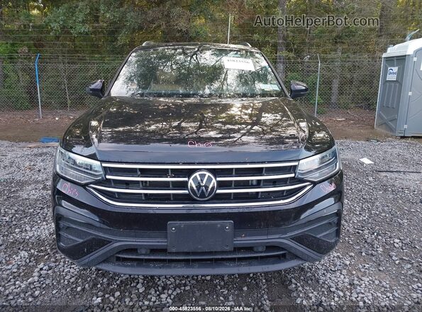 3VV2B7AX2NM134845 2022 VOLKSWAGEN TIGUAN Black Widok zestawu wskaźników