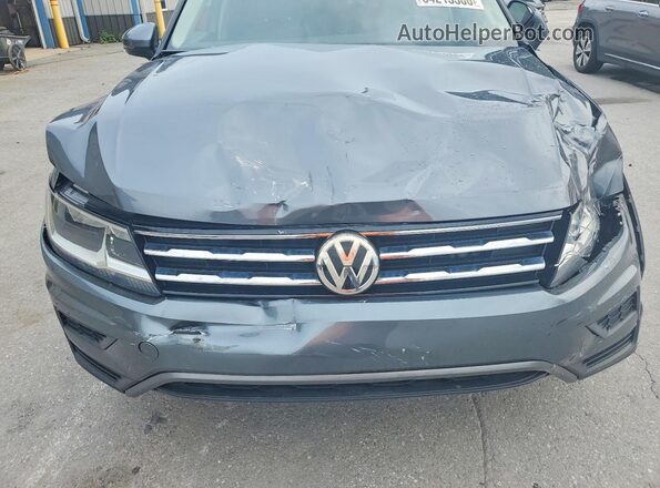 3VV2B7AX3LM066634 2020 VOLKSWAGEN TIGUAN Blue Vista del compartimento del motor
