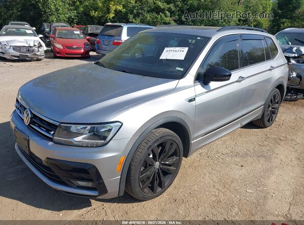 3VV2B7AX3MM029360 2021 VOLKSWAGEN TIGUAN Silver Առջևի ձախ երեք քառորդ տեսարան