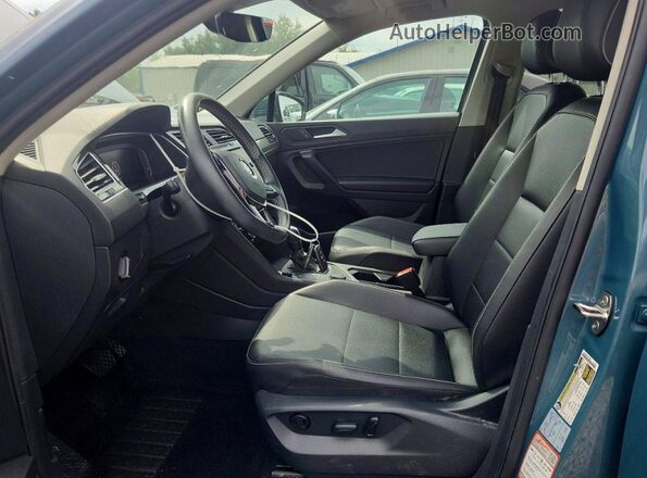 3VV2B7AX3MM062195 2021 VOLKSWAGEN TIGUAN Blue Vista interior delantera