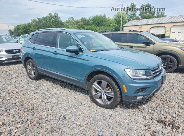 3VV2B7AX3MM062195 2021 VOLKSWAGEN TIGUAN Blue Delantero derecho