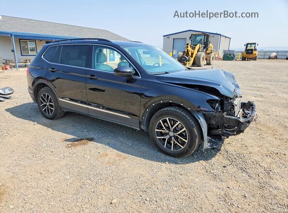 3VV2B7AX3MM095472 2021 VOLKSWAGEN TIGUAN Black Передня права чверть