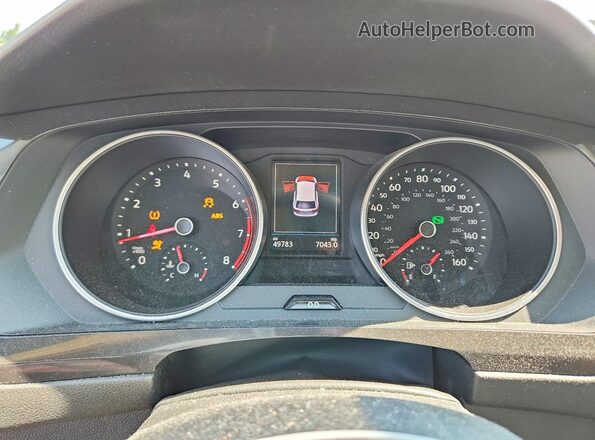 3VV2B7AX3MM108771 2021 VOLKSWAGEN TIGUAN Белый Вид щитка приборов