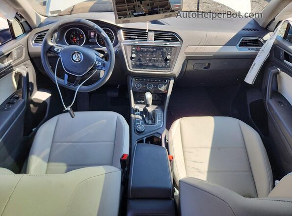 3VV2B7AX3MM108771 2021 VOLKSWAGEN TIGUAN Белый Вид панели приборов