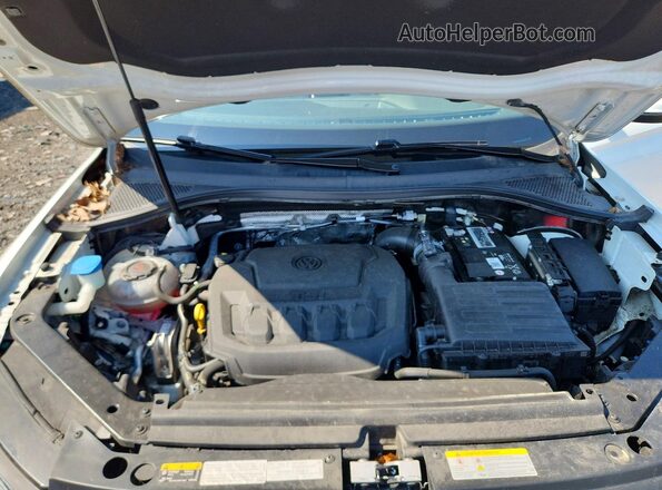 3VV2B7AX3MM108771 2021 VOLKSWAGEN TIGUAN Белый Вид задней части салона