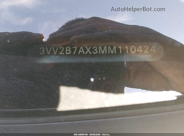 3VV2B7AX3MM110424 2021 VOLKSWAGEN TIGUAN White 
