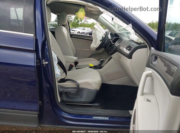 3VV2B7AX3NM066099 2022 VOLKSWAGEN TIGUAN Blue Vista interior delantera