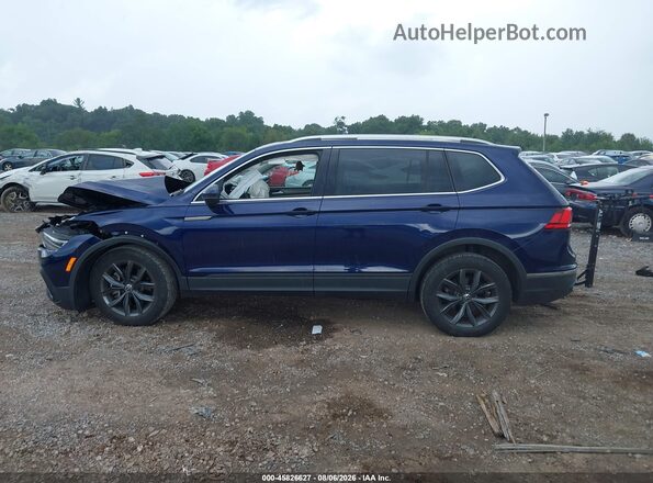 3VV2B7AX3NM066099 2022 VOLKSWAGEN TIGUAN Blue Vista interior de 360 grados