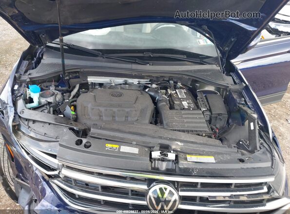 3VV2B7AX3NM066099 2022 VOLKSWAGEN TIGUAN Blue Vista trasera
