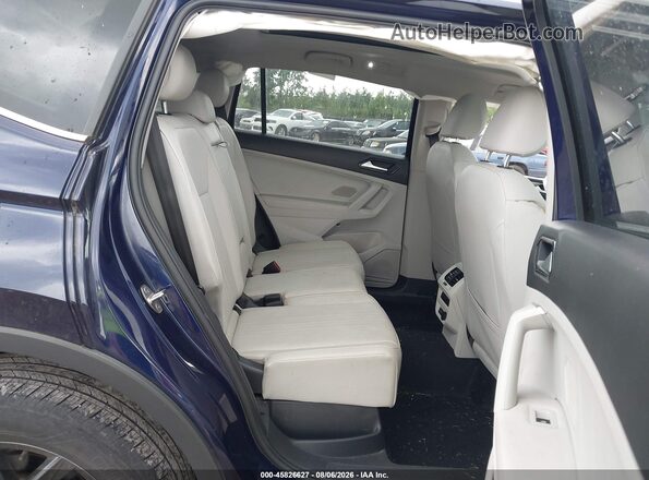 3VV2B7AX3NM066099 2022 VOLKSWAGEN TIGUAN Blue Vista de la etiqueta del VIN