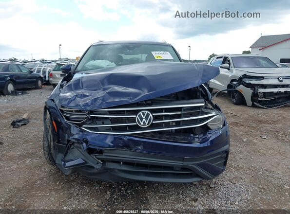 3VV2B7AX3NM066099 2022 VOLKSWAGEN TIGUAN Blue Vista del cuadro de instrumentos
