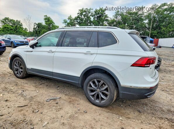 3VV2B7AX3NM129752 2022 VOLKSWAGEN TIGUAN White უკანა მარცხენა