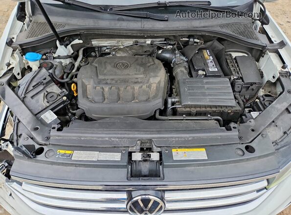 3VV2B7AX3NM129752 2022 VOLKSWAGEN TIGUAN White ძრავის განყოფილების ხედი